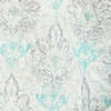 Powder Blue Chikankari Printed Kurta Set